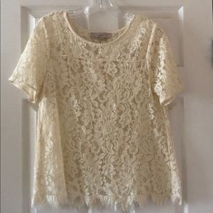 Lace Top by LOFT